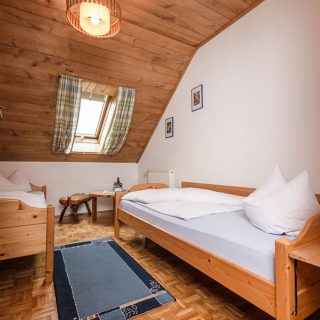 Schlafzimmer der Ferienwohnung Huhn