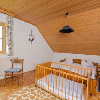 Schlafzimmer der Ferienwohnung Huhn