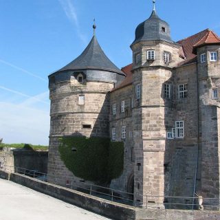 Aussenansicht der Feste Kronach