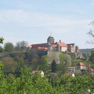 Blick auf die Festung Rosenberg